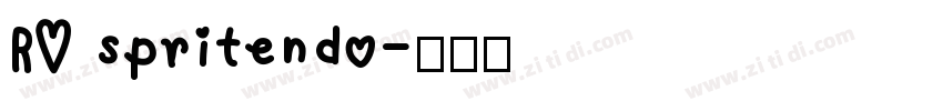 RO spritendo字体转换